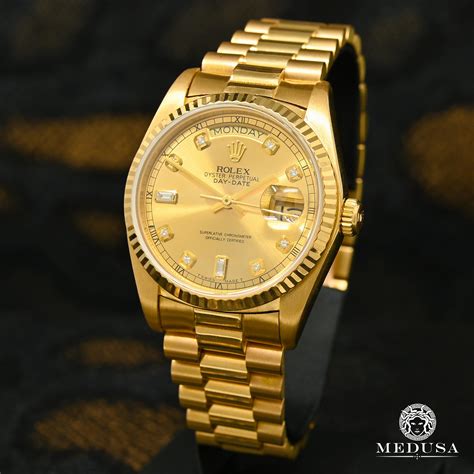 rolex dorado